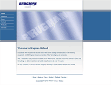 Tablet Screenshot of brugman-holland.nl